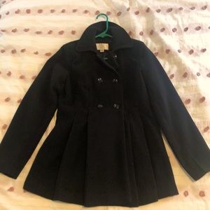 Adorable Black Peacoat